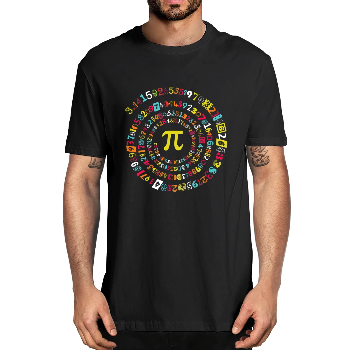 

Забавная рубашка Pi Day из 100% хлопка, футболка с математическим рисунком Pi Day, новинка 3,14 года, Мужская футболка оверсайз, Женская Повседневная Уличная одежда
