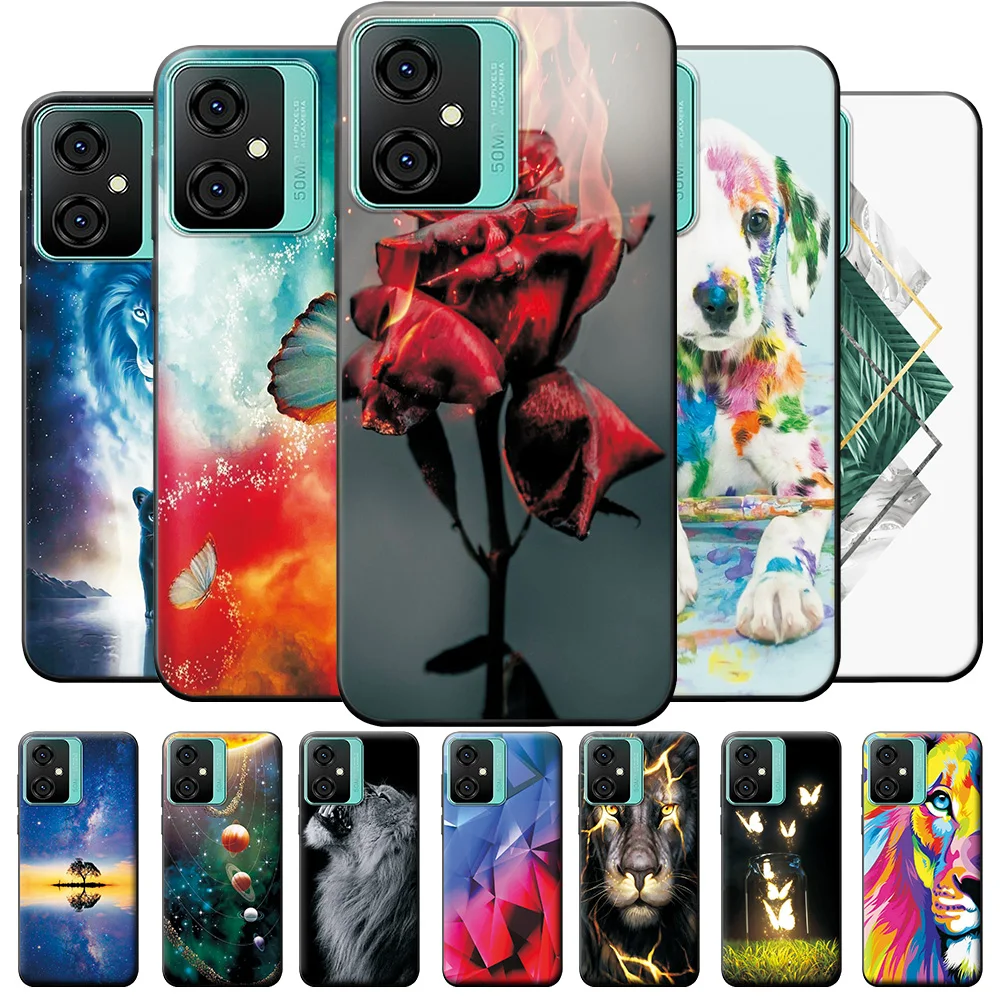 Per Blackview Oscal C70 Cover Posteriore Per Blackview Oscal C80 Custodie Per Telefoni In Silicone Per Blackview Oscal C60 Cartoon Tpu Bumper