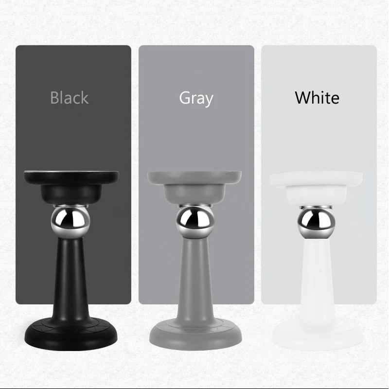 Strong Magnetic Silent Suction Household Bedroom Free-punch Door Suction Anti-collision Door Stop Silicone Floor Suction