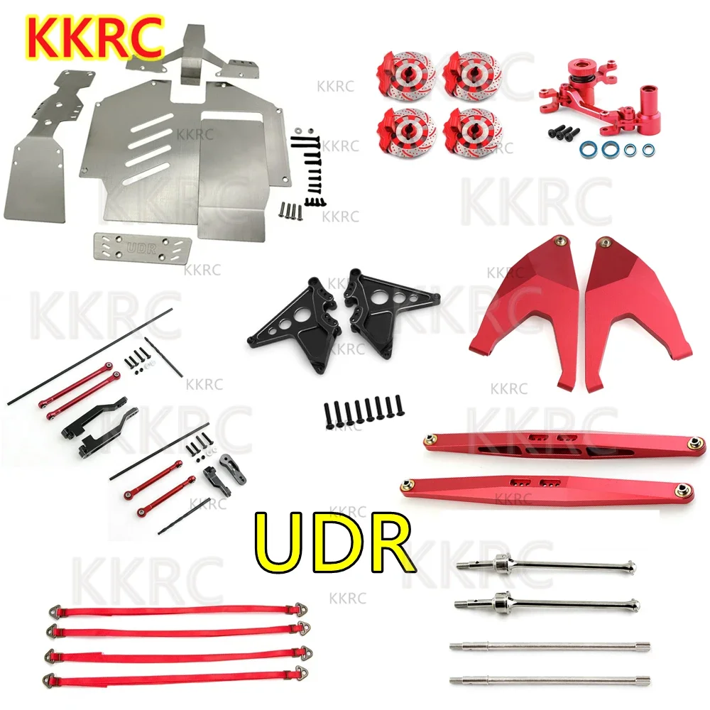 007Rc Traxxas 1/7 Udr Metal Upgrade Swing Knife Arm Shock Mount Chassis Armor Per Rc Car Short Course Unlimited Desert Racer