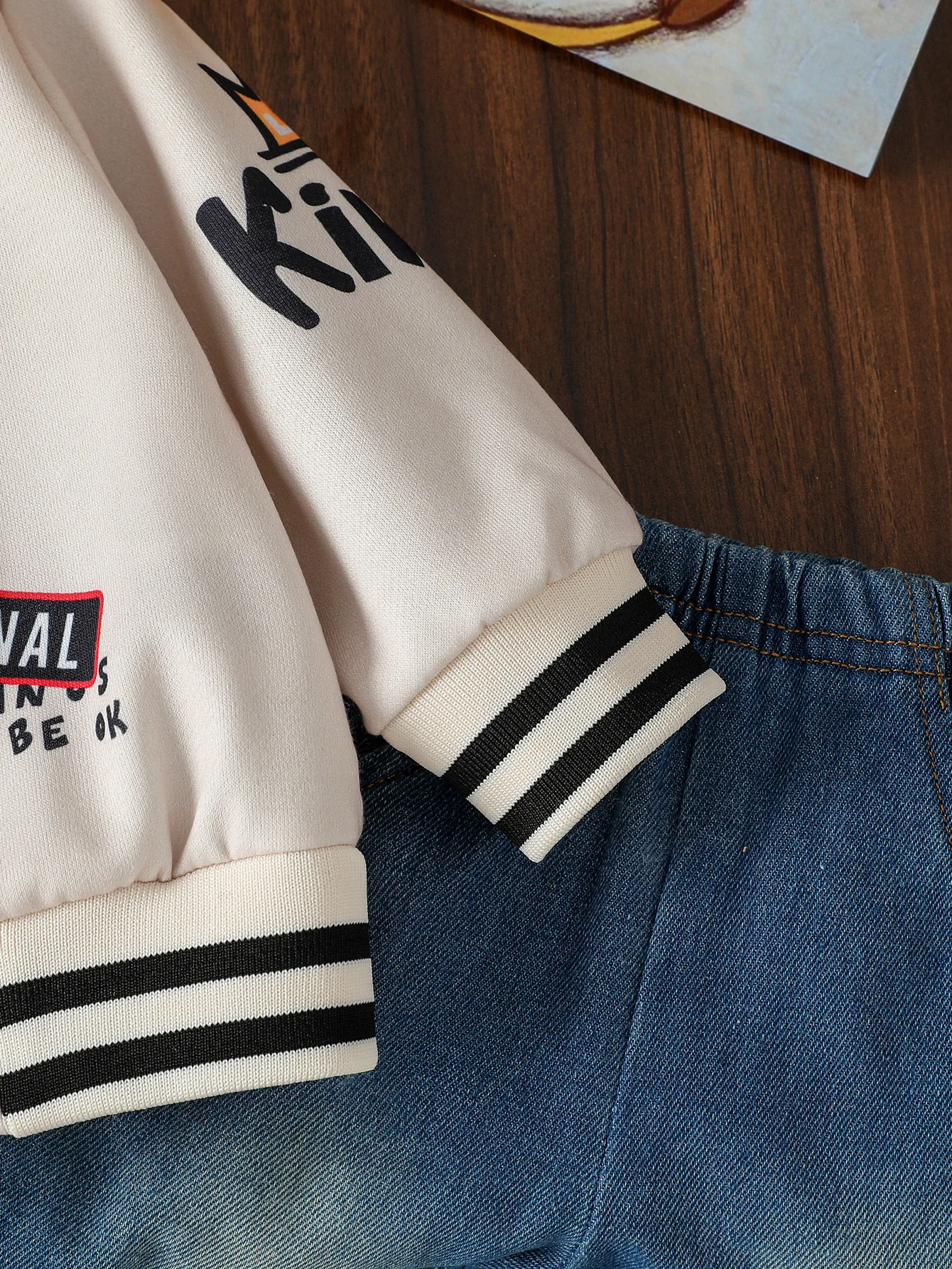 Baby Boys Girls Clothes Cartoon Letter Jacket Fashion Sports Costume Infant Sportswear For 1-3Y 2025 New Spring Autumn