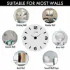 MCDFL Nordic Wall Clock Decor for Home Living Room Kitchen D Panel Self Adhesive Interior House Deco Design Exsuryse Decoration 5