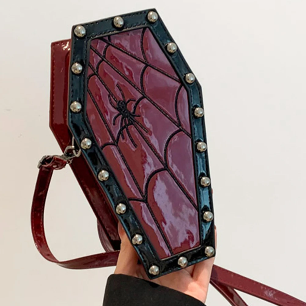 Borsa A Tracolla Gotica A Forma Di Bara Per Halloween – TIAASTAP, Regalo Originale Per Ragazze - 3