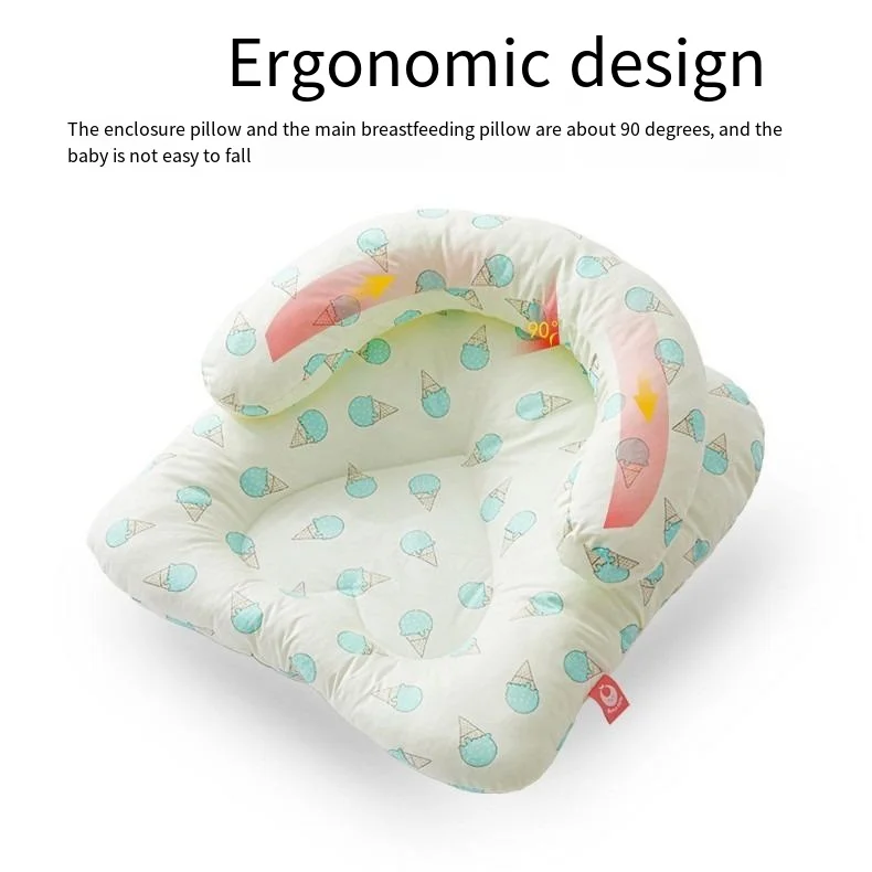 Breastfeeding Artifact Baby Breastfeeding Pillow Slope Pad Anti-spitting Milk Lying Down Baby Sleeping Pad