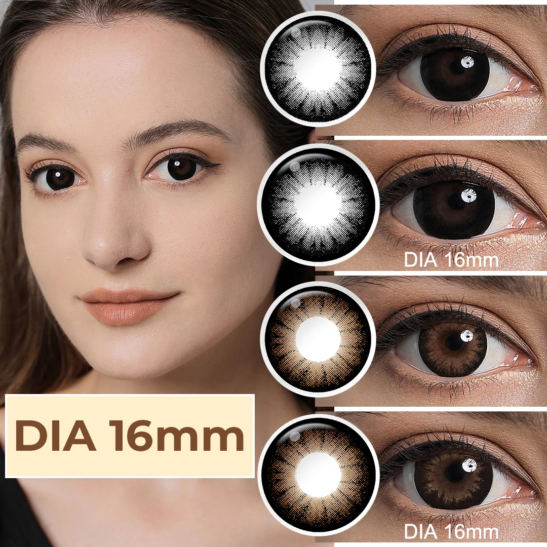 

Magister Big Eyes Black Contact Lenses 14.5/16.0mm Make Your Eyes Bigger Color Contact Lenses Beauty Cosmetics