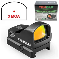 Original TRUGLO Tru-Tec 3 MOA Red Dot Sight Compact Parallax Free Idle Auto-Off Collimator Doctor Footprint With 20mm Rail Mount 1