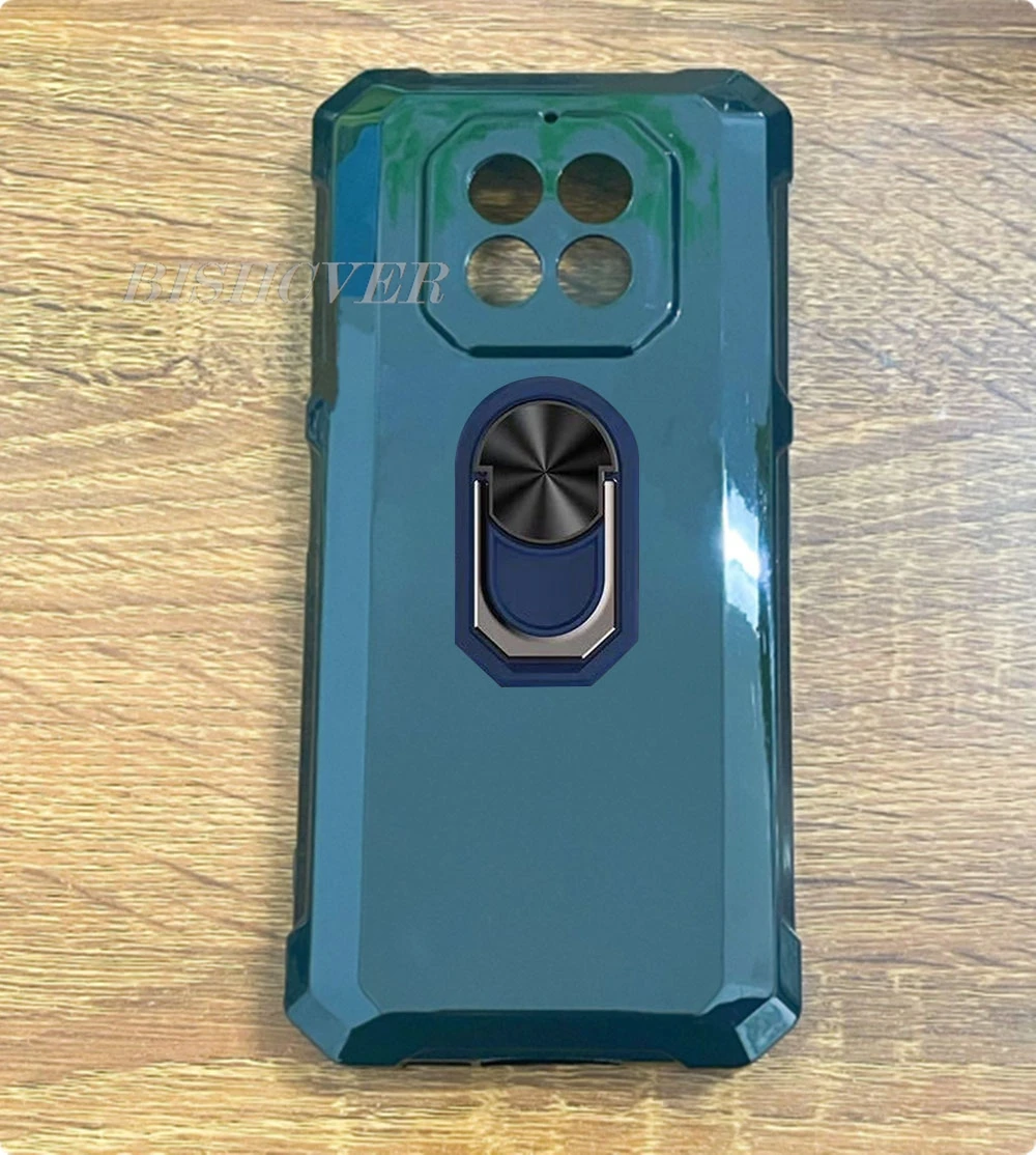 Durable Silicone Phone Case with Back Ring Holder