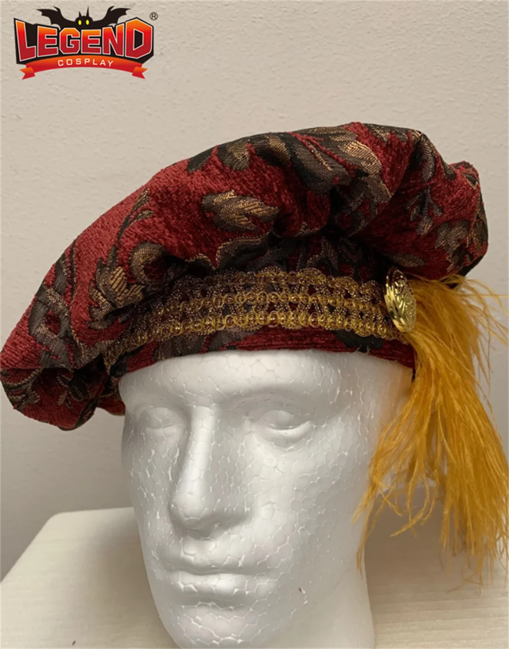 Medieval Tudor Hat Men Renaissance Victorian Queen Elizabeth Tudor Period Floppy Poet Muffin Hat ...