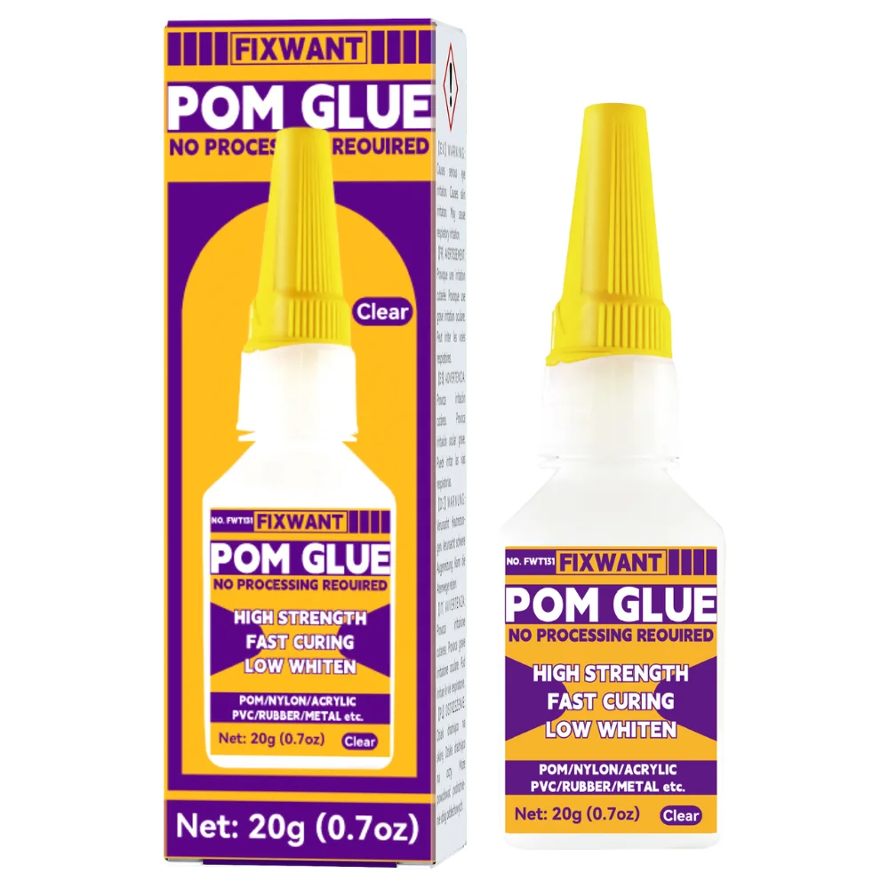 FIXWANT Schneller Instant-Superkleber für POM-Polyoxymethylenkleber/ NYLON/ ACRYL/ PVC/ GUMMI/ METALL und mehr 20 g – Detail 8