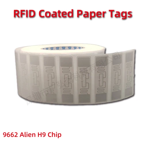 RFID UHF 태그 스티커, 860-960MHz 장거리 외계인 H9 라벨 접착제, 스포츠 타이밍 경주 차량, 10 개 2