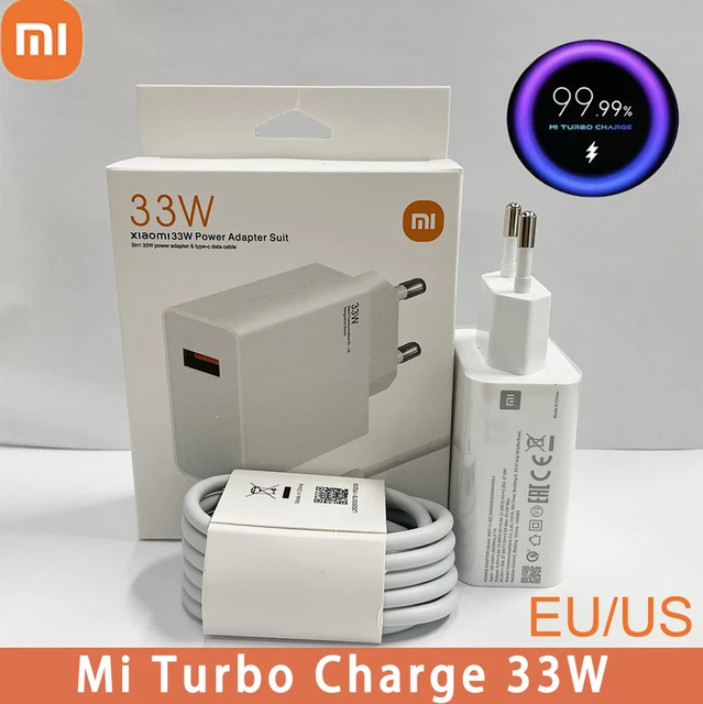 Cargador Xiaomi 33w Charger (type-a) Color Blanco