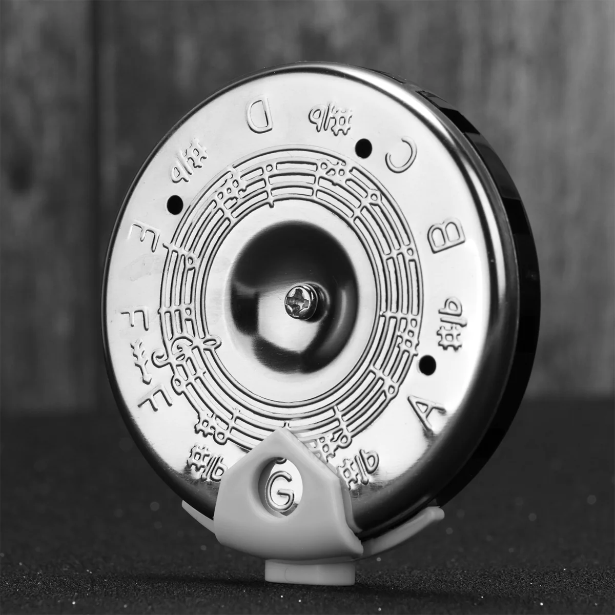 

13 Tone Note Key Chromatic 13 Holes C-C Pitch Pipe Guitar Tuner Tuning Violin Bass (Silver)