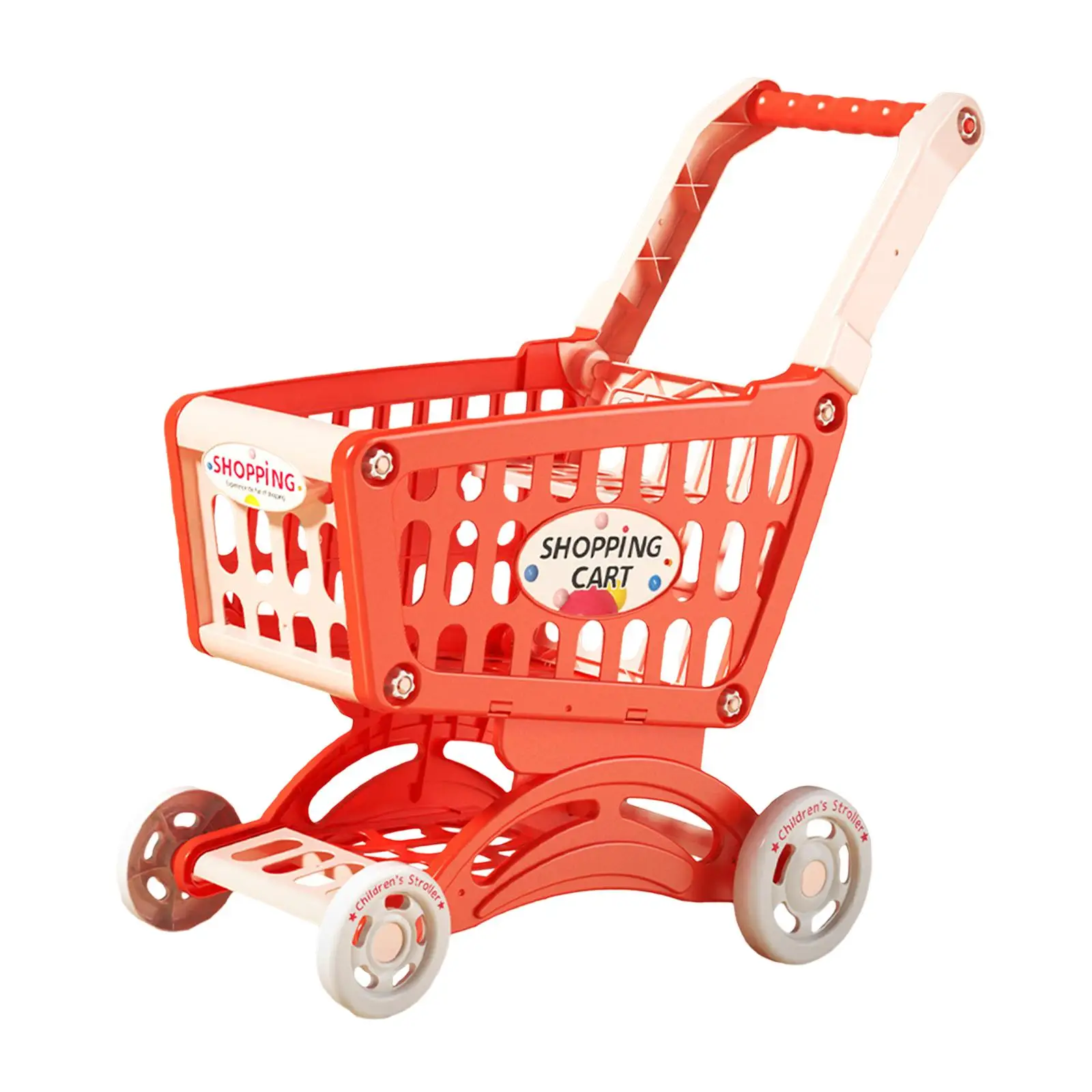 Kids Shopping Cart Trolley Toys Kids Valentines Gifts Desk Storage Toys