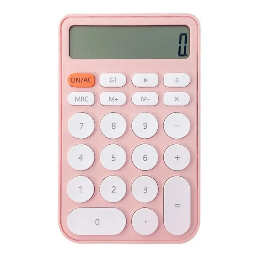 

Calculator 12-Digit Display Intelligent Dormancy Low Noise Large Screen Flexible Keys Easy Read Electronic Calculator Equipment