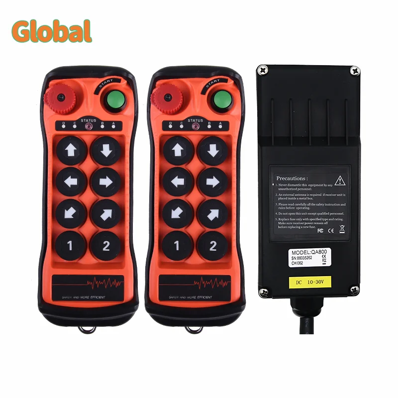 Crane Remote Control 8 keys single speed Industrial Wireless Radio