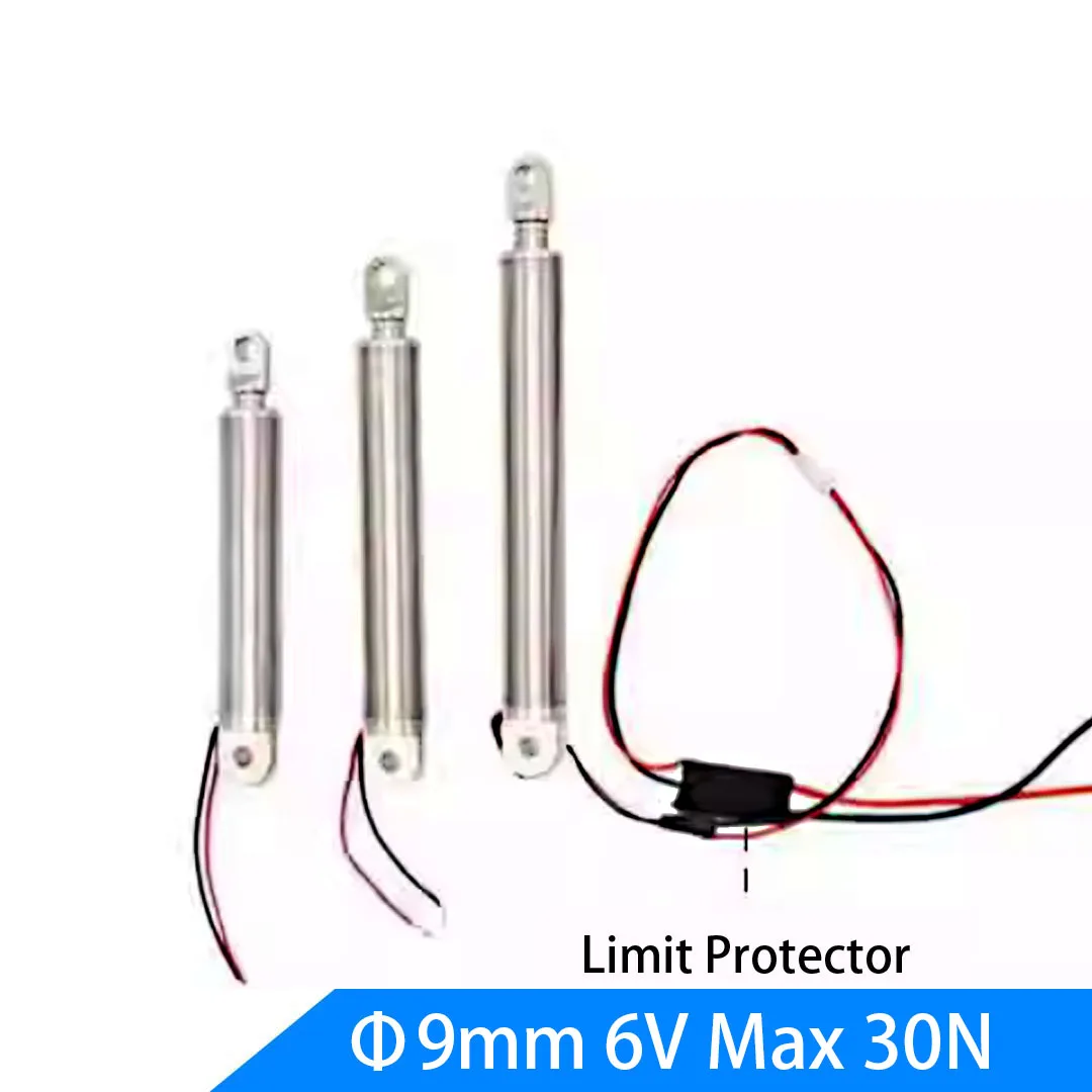Atuador Linear de Tubo Pequeno Caneta Retrátil tipo Motor Brinquedos Faça Você Mesmo Modelo de Barco Aeronaves 6v Carga Máxima 3kg mm