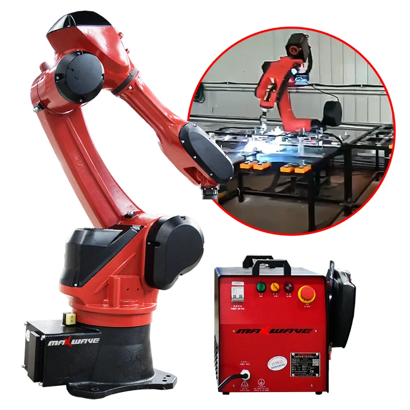 CNC robot arm axis 10kg metal carbon steel fiber laser cutting
