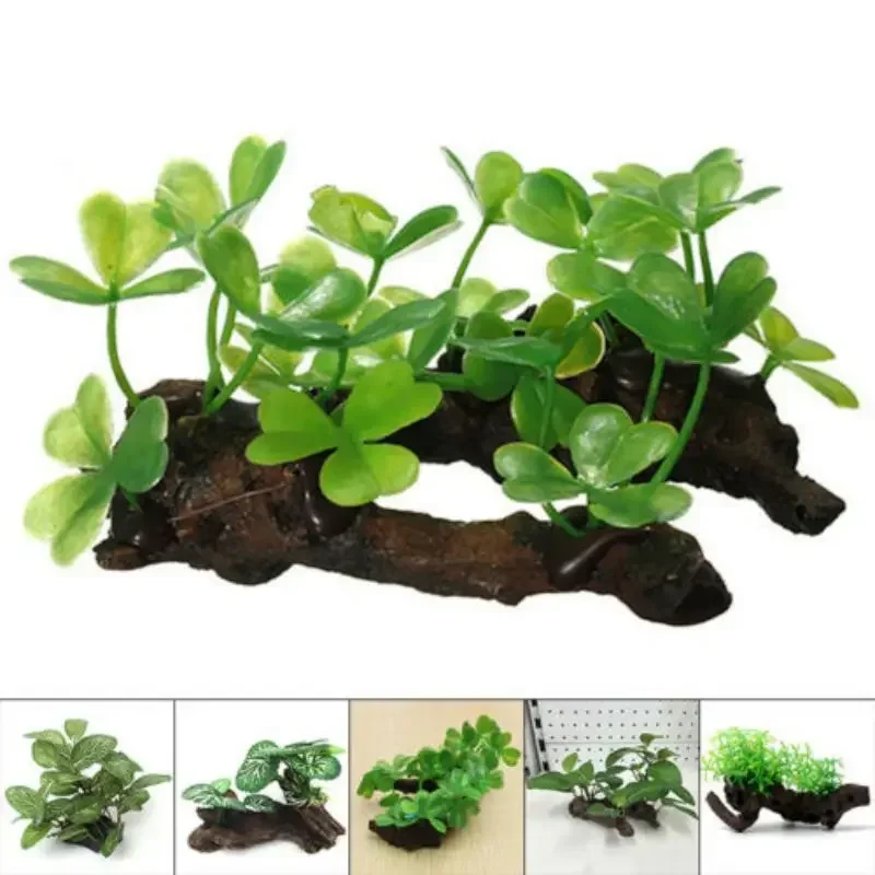 Artificial Turtle Tree Trunk Driftwood Aquarium Fish Tank Reptile Cylinder Decoration Ornament fish tank ornaments fish tank decorations aquarium ornaments mini landscape ornaments
