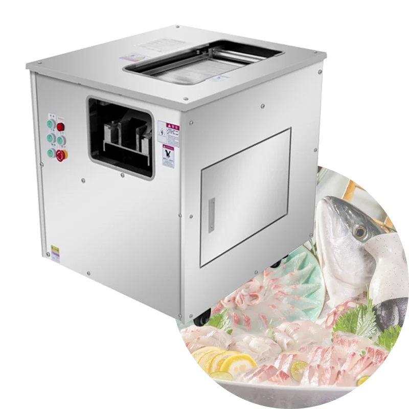 

High Power Commercial Electric Oblique Cutting Fish Fillet Machine