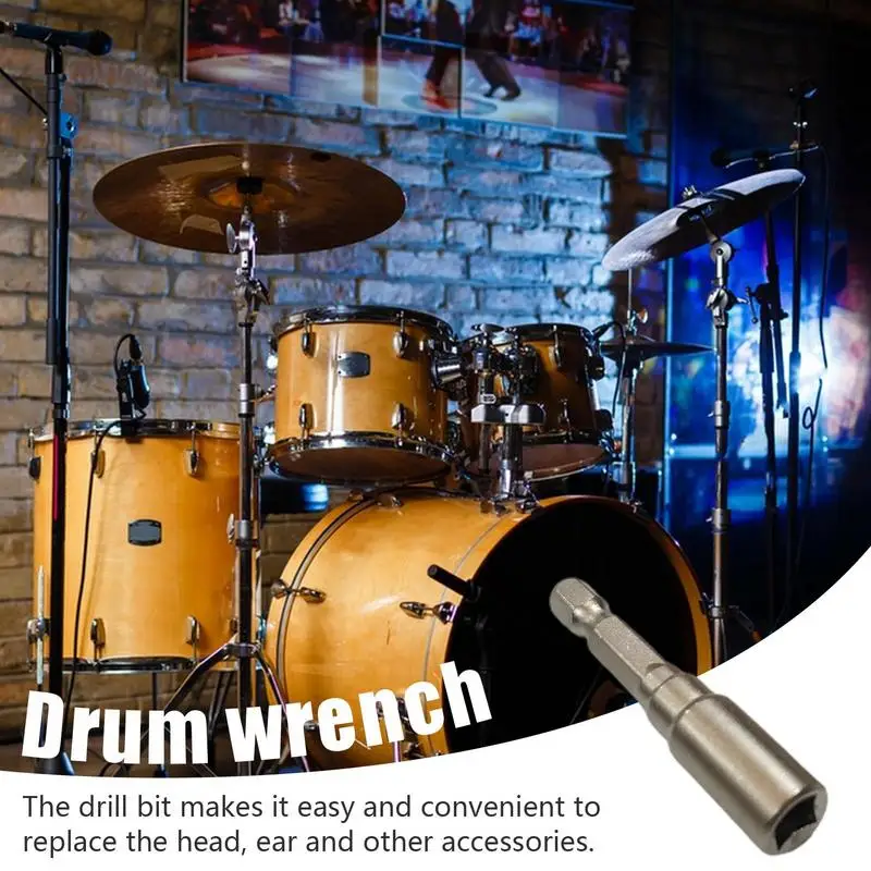 Drill Bit Keys Durable Screwdrivers Accessories Sturdy Hardware Percussion Instrument Drum Tuning Key Drum Accessories