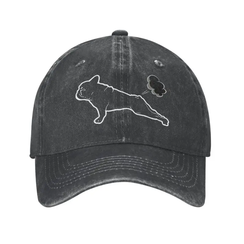 

Classic Unisex Cotton French Bulldog Yoga Baseball Cap Adult Adjustable Dad Hat Men Women Hip Hop