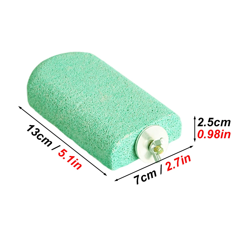 Bird Stand Toy Calcium Milk Molar Platform Board Parrot Jumping Platform Grinding Stone Chew Toy 1pc for Parrot Squirrel Hamster