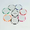 100pcs Customized Logo Golf Ball Marker Poker on Both Side 40mm Dia 11.5g ABS Materia 1