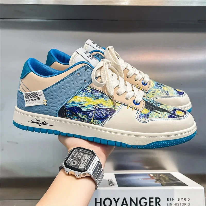 

Кроссовки мужские винтажные на плоской подошве, низкие кеды, на шнуровке, Повседневная модная спортивная обувь для мальчиков