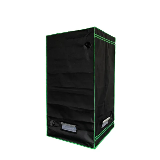 Kiváló Minőségű Hidroponika T-Ajtó Kert Grow Sátor 80*80*160 Cm Gyári Ár Beltéri 600D Mylar Fabric Sátma Sátrak - Image 2