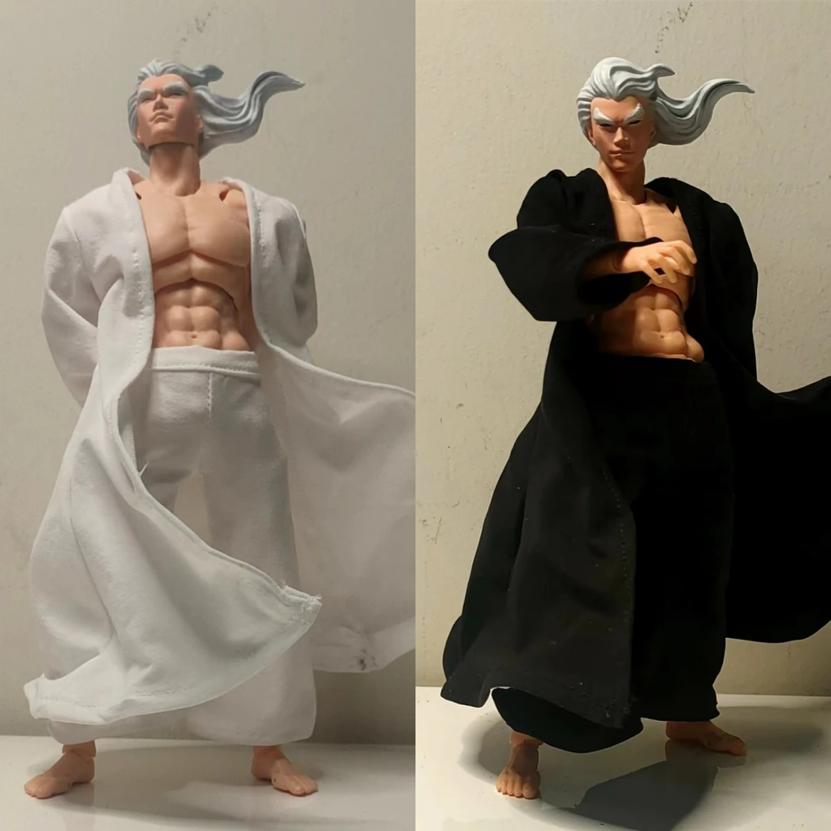 Figurine Articulée 1/12 Romankey Cowl - Corps Masculin Blanc Pour Customisation