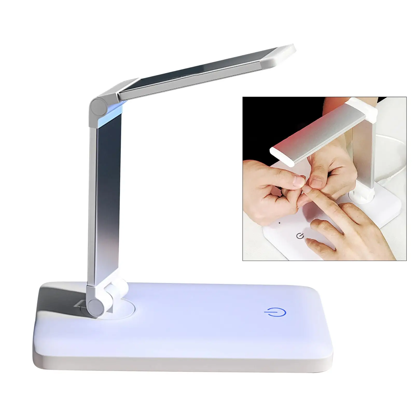 

LED Nail Lamp 10 LED, USB Charging Portable Supplies 12W Professional Tools Foldable Heating Lamp Salon ,Nail