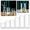 Small Glass Flower Vase Glass Cylinders Vase Florals Container, Flower Vase Delicate Decorative Vase for Offices Home 1