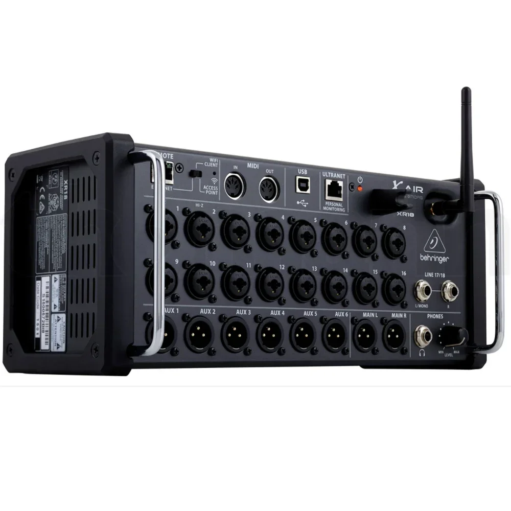 Amazon.com: Behringer X AIR X18 18 Channel, 12-Bus Digital Mixer for iPad/ Android Tablets with 16 Programmable Midas Preamps, Integrated Wifi Module  and Multi Channel USB Audio Interface : Musical Instruments