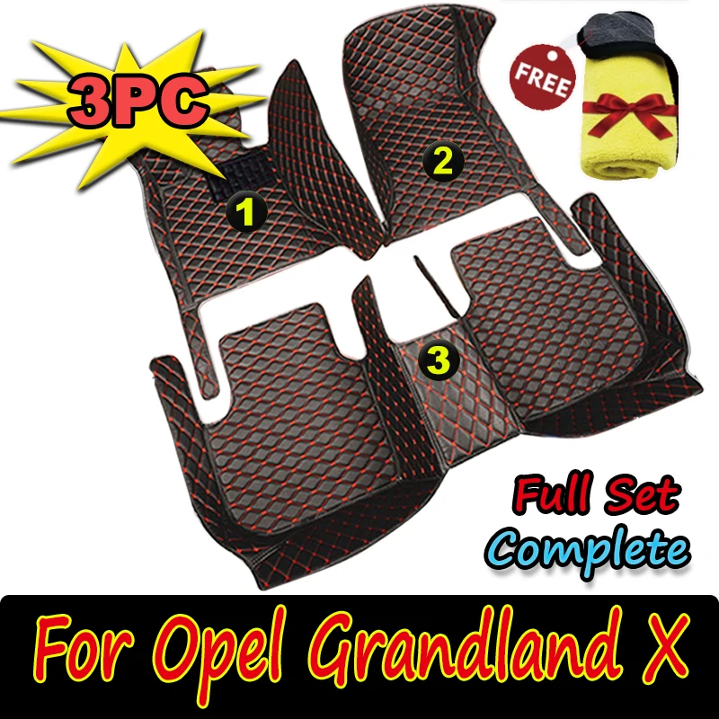 

Floor Mat For Opel Grandland X 2017~2022 Carpet Anti-dirty Pad Car Mats Fully Set Tapete De Carro Car Mats Floor Car Accessories