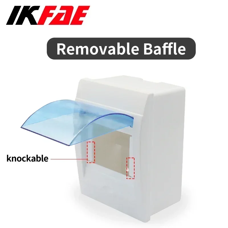 2-3/3-4/4-6/5-8/9-12 Ways Electric Transparent Cover Indoor Wall Mount Distribution Protection Box Waterproof Plastic Boxes electric distribution box
