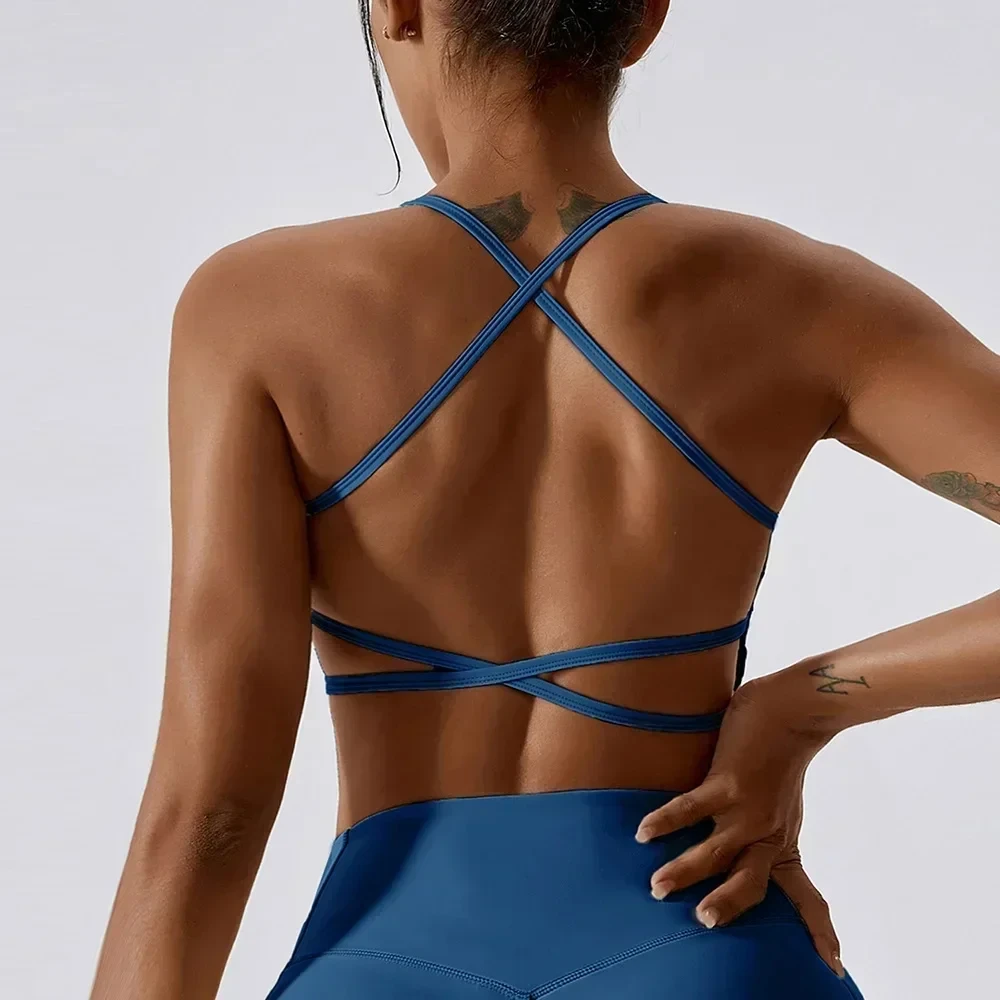 

Сексуальный спортивный бюстгальтер на спине, женский укороченный топ для йоги, домашнее белье для фитнеса и тренировок, женская блузка для бега и велоспорта