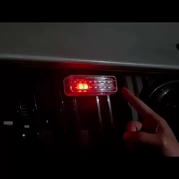 Feu Arrière Rond De Voiture Voyant Rectangulaire à Led Réflecteur