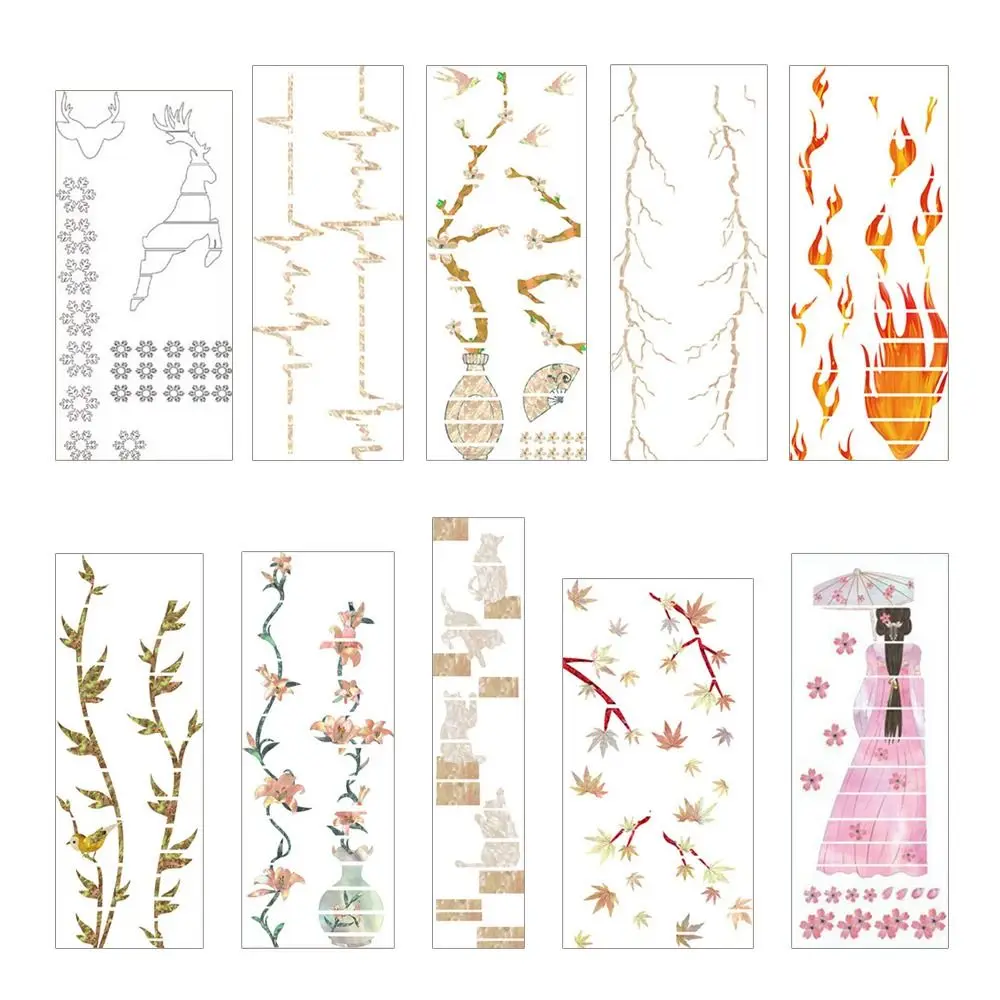 PVC Guitar Fretboard Sticker Guitarra Accessories Electric Guitar Parts Bass Inlay Decal Instrument Decorations DIY