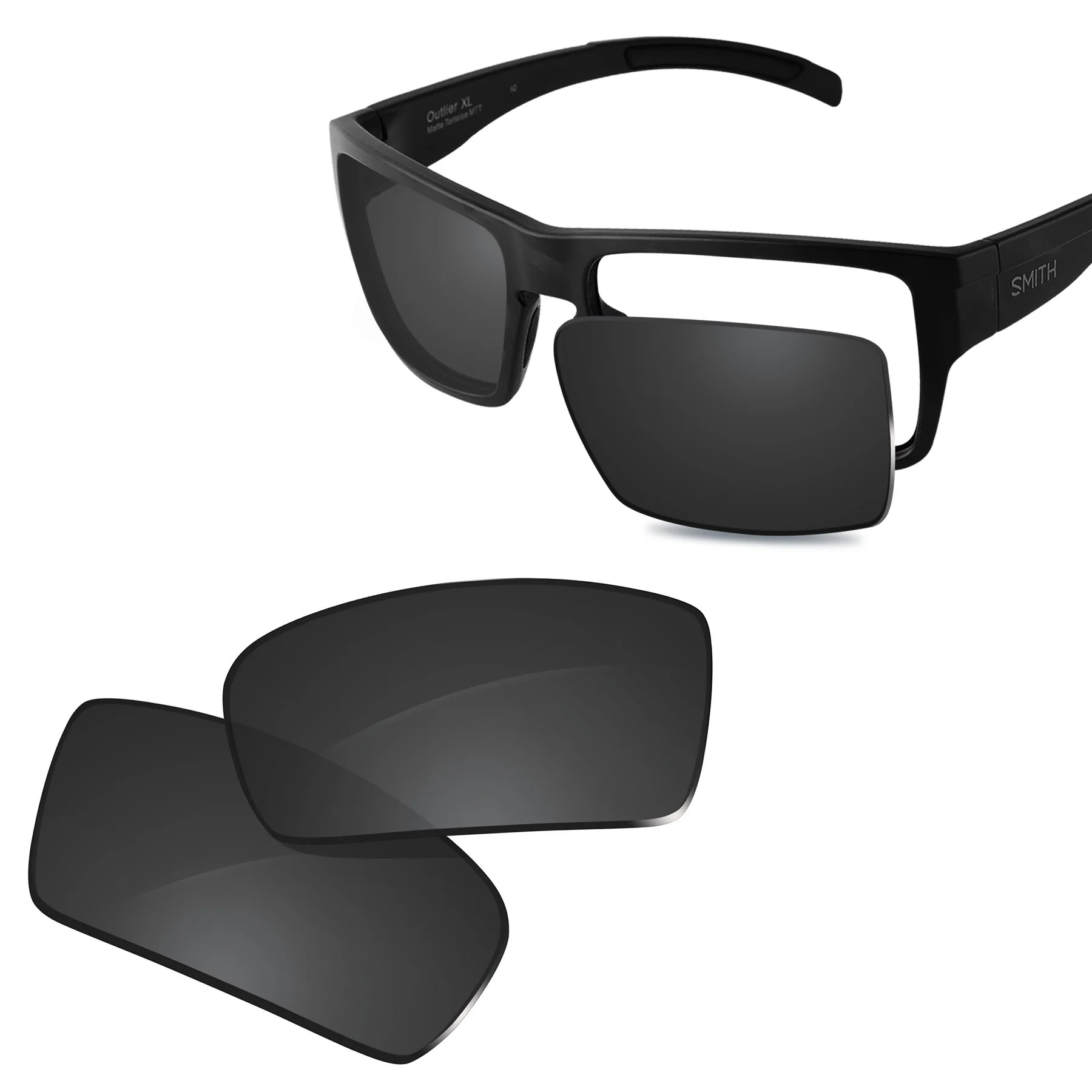 

Glintbay New Performance Polarized Replacement Lenses for Smith Outlier XL Sunglasses - Multiple Colors