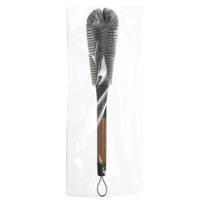 Long Handle Multifunctional Soft Bristle Cleaning Brush for Bottles and Containers