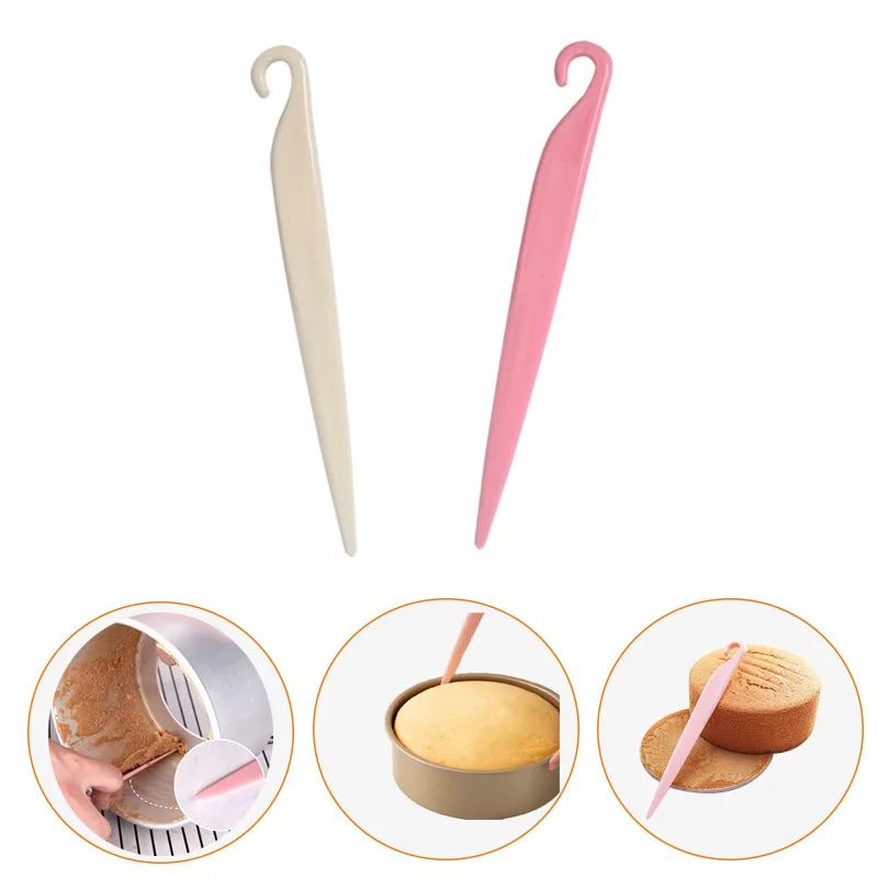 Cake Level Rotating Right-angle Scraper Plastic Dough Knife DIY Baking Pastry Tools Decoration Smooth Cutters bakery Accessories