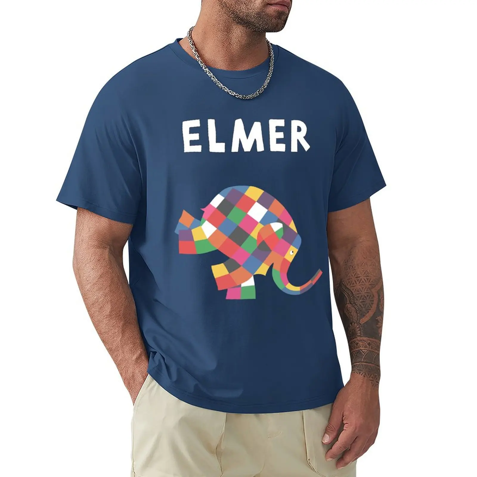 Elmer T-Shirt Taglie Forti Blanks Hippie Clothes For A Boy Clothes For Men