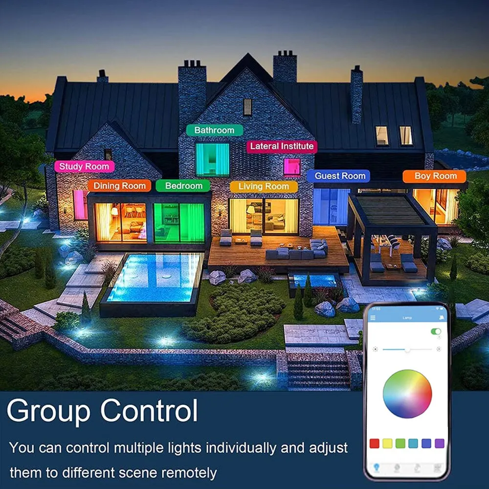 현대 천장 조명 RGB 디밍 홈 조명 APP 블루투스 음악 조명 52W 36W 스마트 천장 조명 원격 제어 AC220V