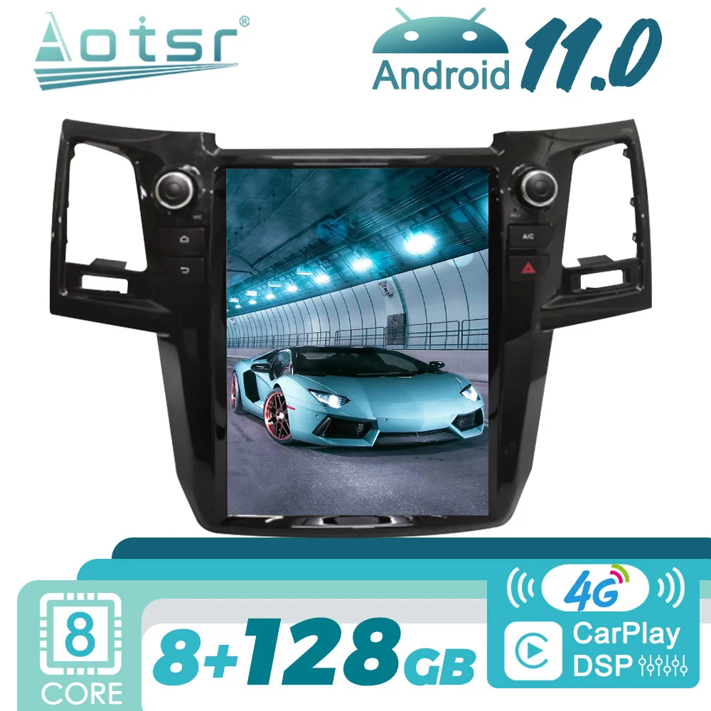 

Автомагнитола для Toyota Hilux Fortuner 2008-2015, Android, стереоприемник, Авторадио, GPS-навигация, мультимедийный видеоплеер, головное устройство