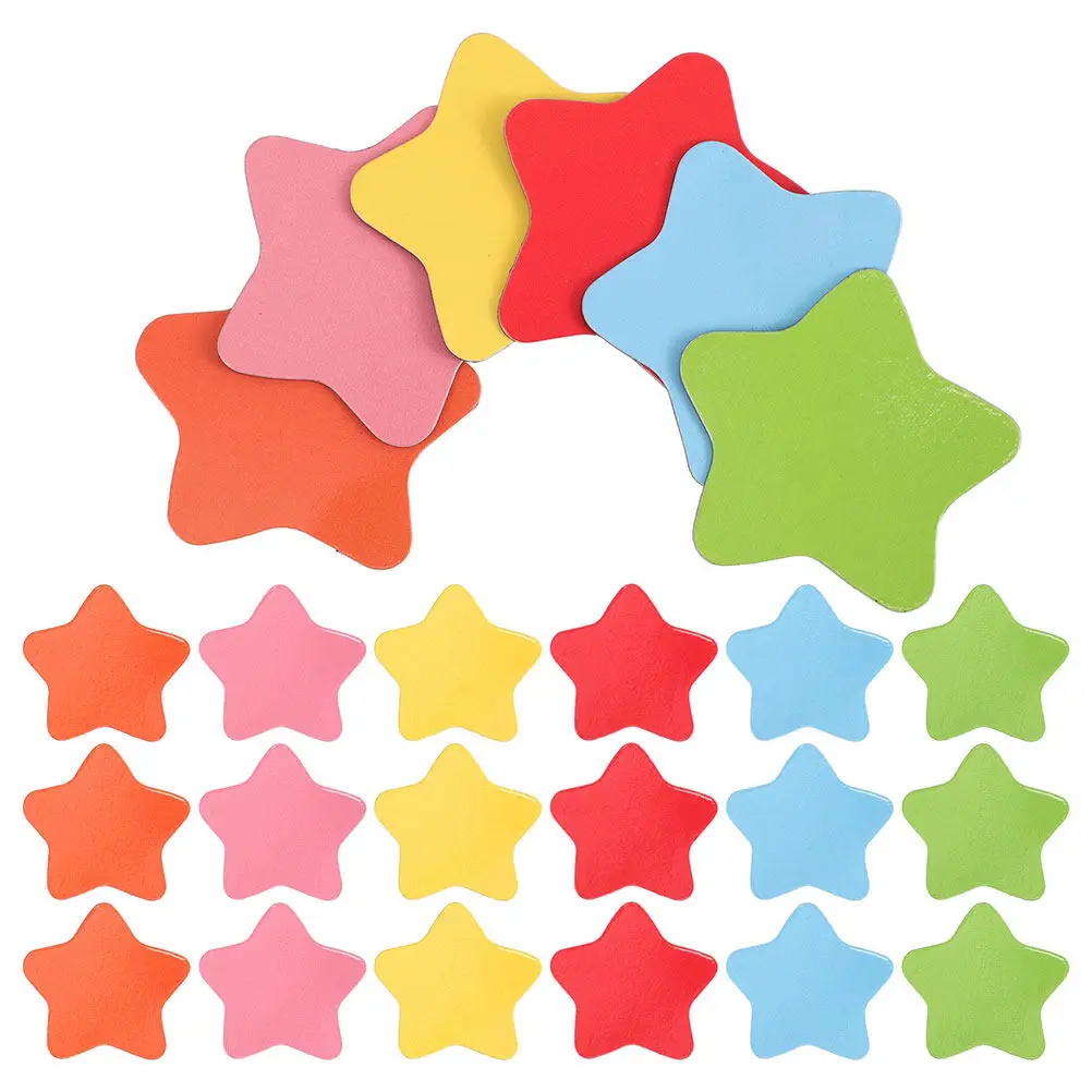 교사를 위한 240개의 생동감 넘치는 별 모양 자석 교실 보상용 화이트보드 냉장고 게시판 사무실 학교용