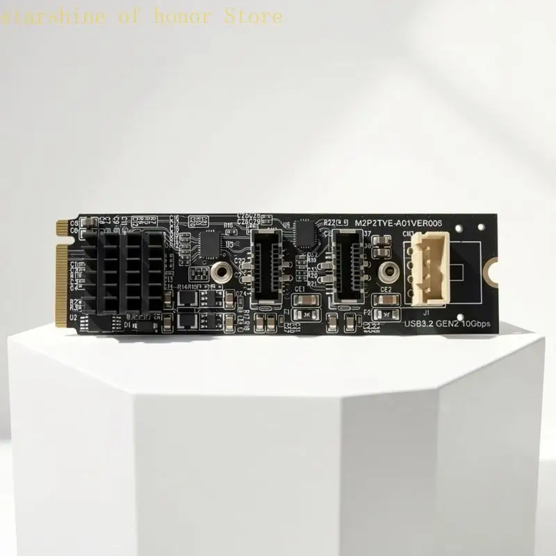 10Gbps 데이터 전송 전면 패널 추가 기능을 갖춘 2개의 Type E 연결을 위한 11UB 확장 모듈