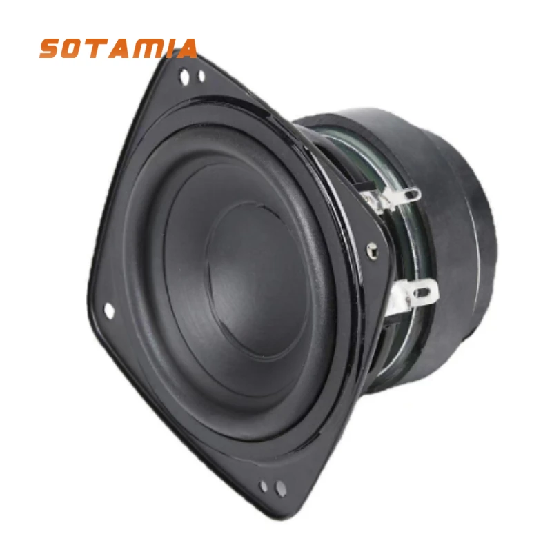 

SOTAMIA 2Pcs 3 Inch Full Range Speaker 4 Ohm 25W Midrange Portable Speaker Audio For Hifi Music Home Theater Loudspeaker Unite