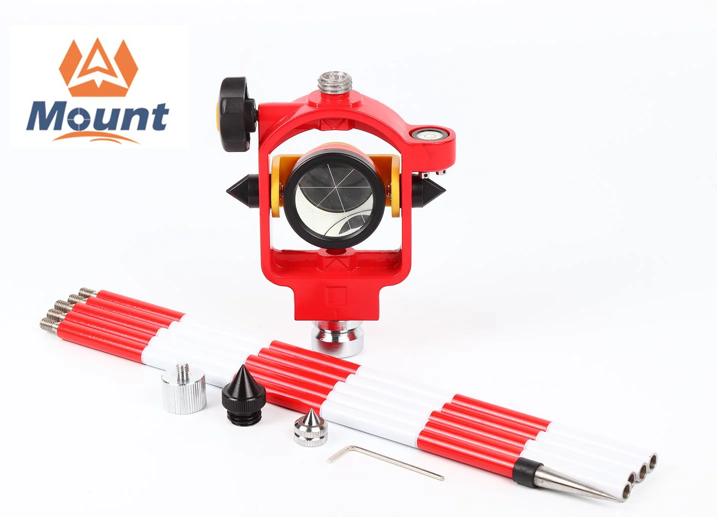 SP069 Sliding Mini Prism FDC069 With 1.5M Poles For Surveying