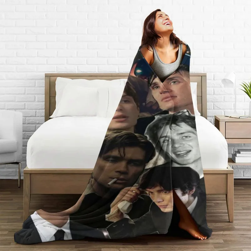 

Флисовые одеяла Cillian для весны и осени, дышащие легкие покрывала для любителей ТВ-шоу, пледы для кровати, дивана, покрывала