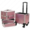 Professional Beauty Makeup Train Case Travel Trolley Cosmetic Case For Nail Manicure Portable Makeup Organizer Makeup Carrier 3